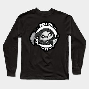 Killing It, grim reaper Long Sleeve T-Shirt